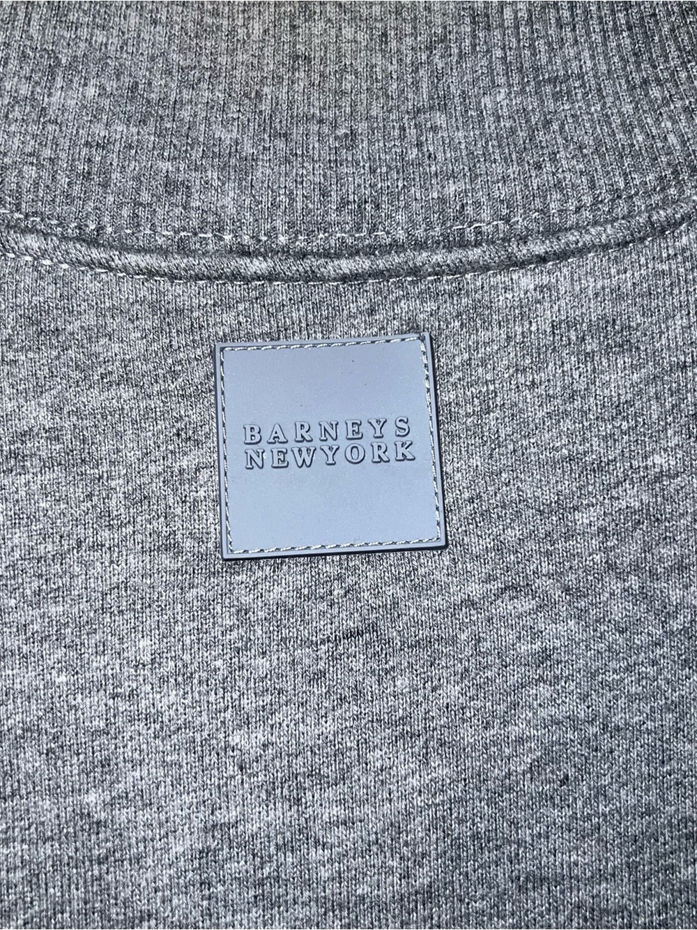 BARNEYS NEW YORK x FOREVER 21 -Grey Mock-Neck Sweater Mini Dress🖤 - Picture 9 of 12